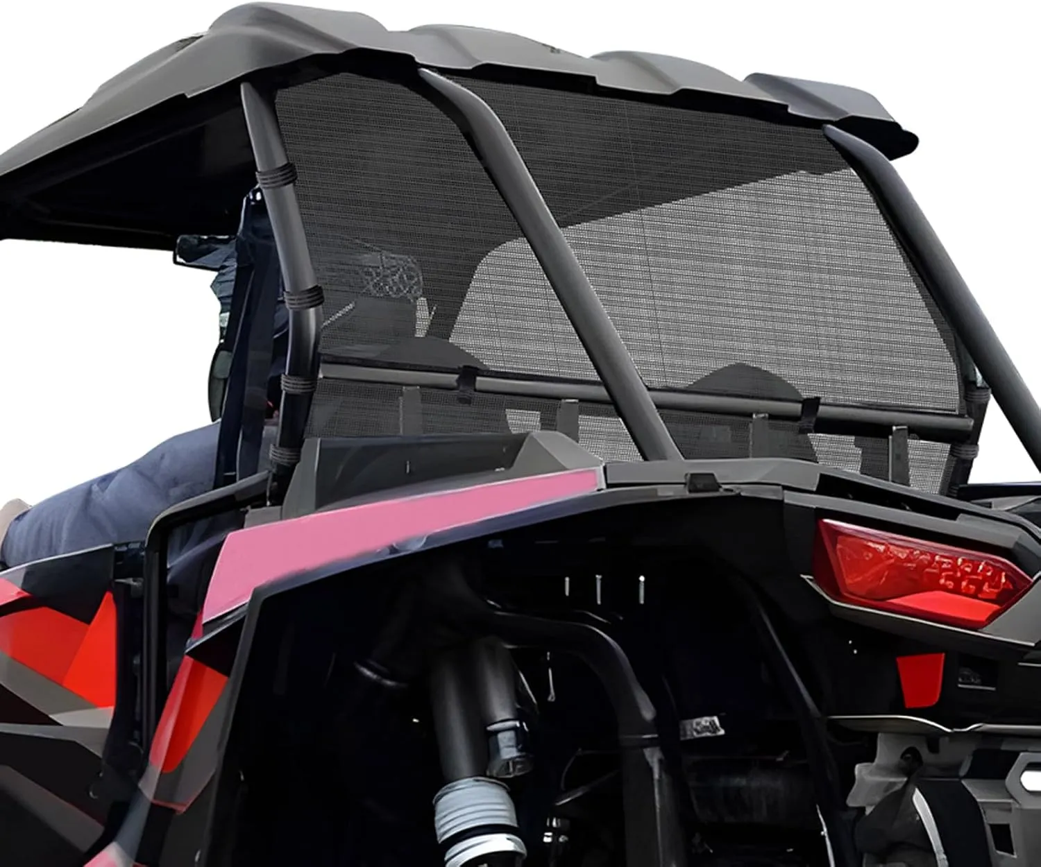 StarknightM RZR XP 1000 Rear Window Net Soft Window Mesh Compatible with Polaris RZR XP 1000 2014 / Turbo 2016  UTV Ventilated Sun Shade Protection OEM 2879507 Parts for 2 Seats & 4 Seats