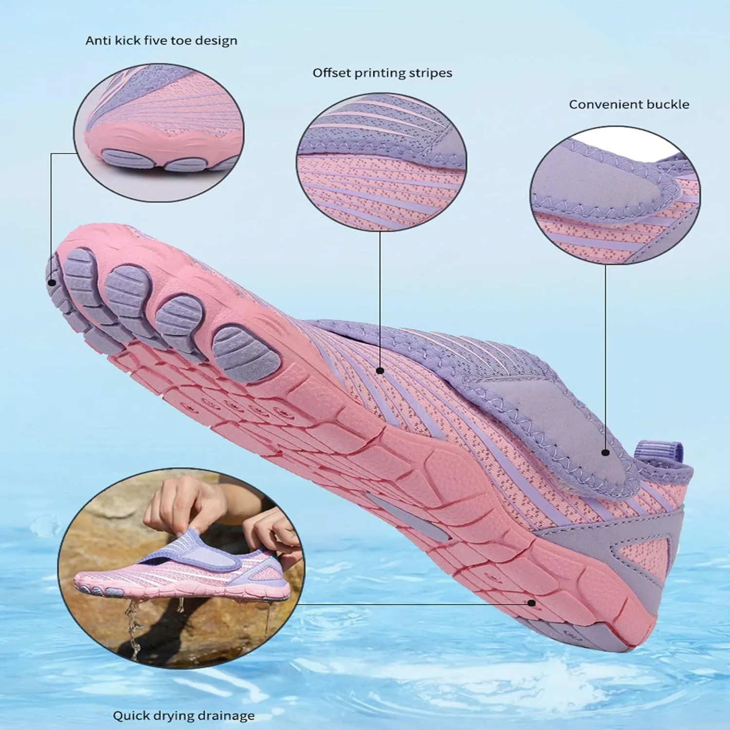 StoneLiquid Hike Barefoot Shoes for Women Men Waterproof Trail Running Healthy & Non-Slip Barefoot Footwear