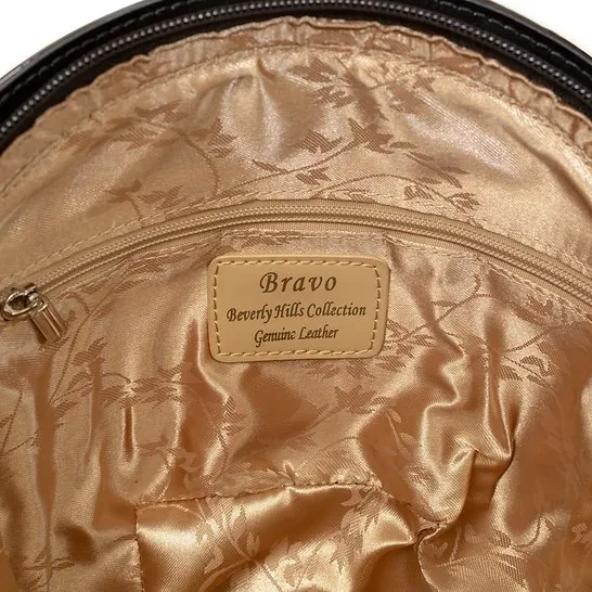 SVETLANA VERSION 2 PYTHON PRINT (BLACK)LEATHER HANDBAG NEW WITH TAGS & DUST BAG