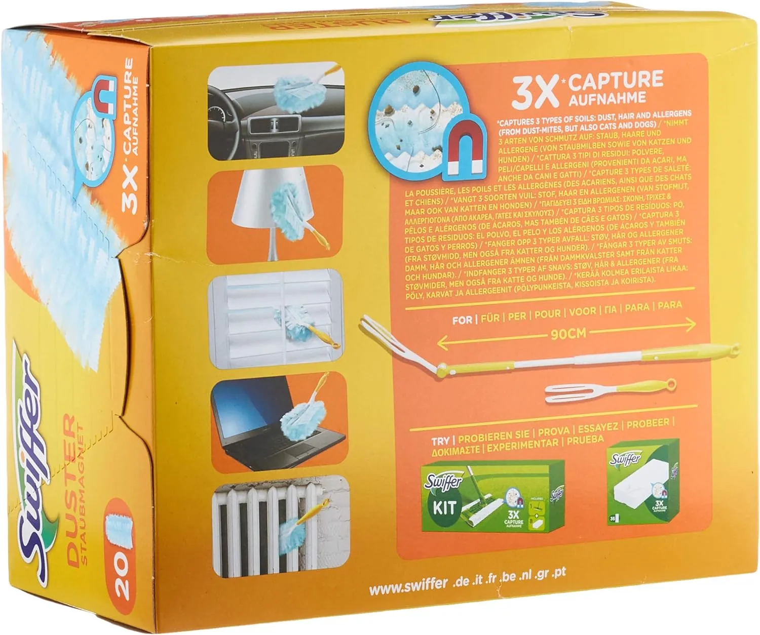 Swiffer Duster, Blue, Pack of 20
