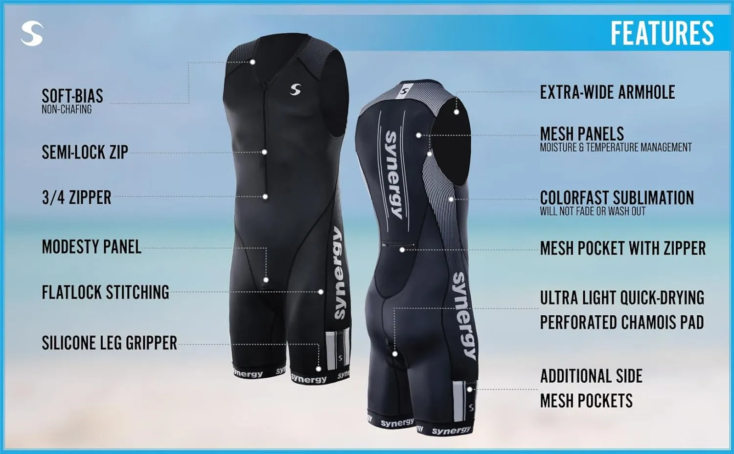 Synergy Men's Triathlon Trisuit
