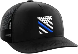 Tactical Pro Supply Trucker Hat - American Flag Hat for Men & Women | Patriotic USA Embossed PVC Flag Trucker Snapback Hats