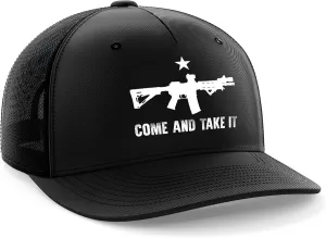 Tactical Pro Supply Trucker Hat - American Flag Hat for Men & Women | Patriotic USA Embossed PVC Flag Trucker Snapback Hats