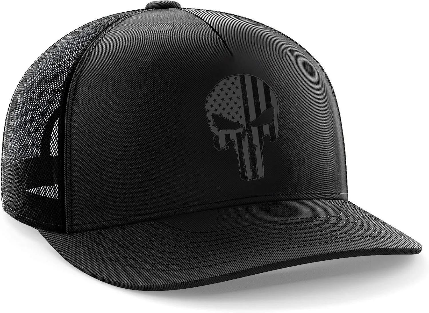 Tactical Pro Supply USA American Flag Snapback Hat for Men and Women | Embossed Logo Patriotic Mens Trucker Hats, Baseball Hat - One Size