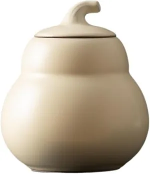 Tea Bag Organizer Tea Storage Container Hand-painted Tea Storage Jar Chinese Style Ceramic Sealed Jar Kitchen Jar Suitable for Tea, Coffee, Sugar, Salt, Etc. Tea Organizer (Color : D)