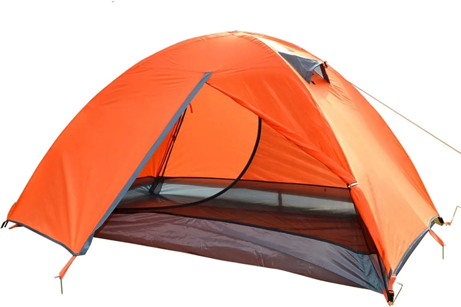 Tents Portable Ultralight Camping Tent 2 Persons Cycling Tent Double Layers Waterproof Aluminum Pole 3 Season Camping Tent