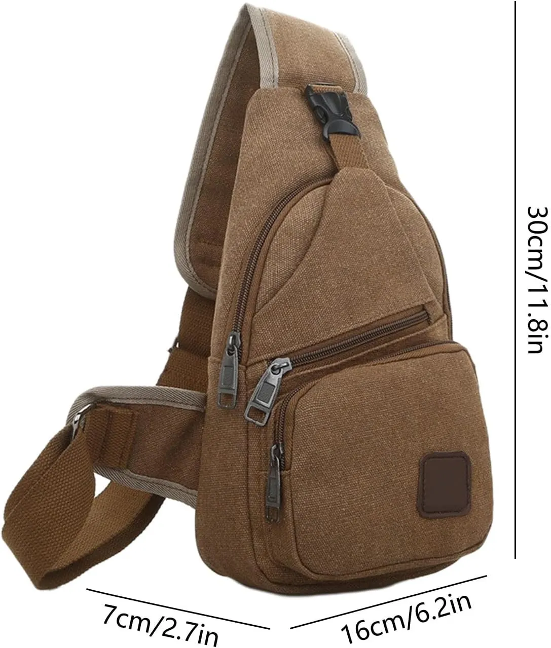 Thickened Outdoor Canvas Crossbody Bags for Women, New Multipurpose Portable Shoulder Bag Chest Bag for Travel Hiking