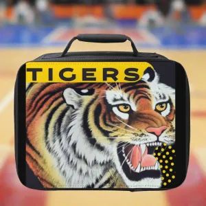 Tigers Mascot Sport Team Small Insulated Lunch Box