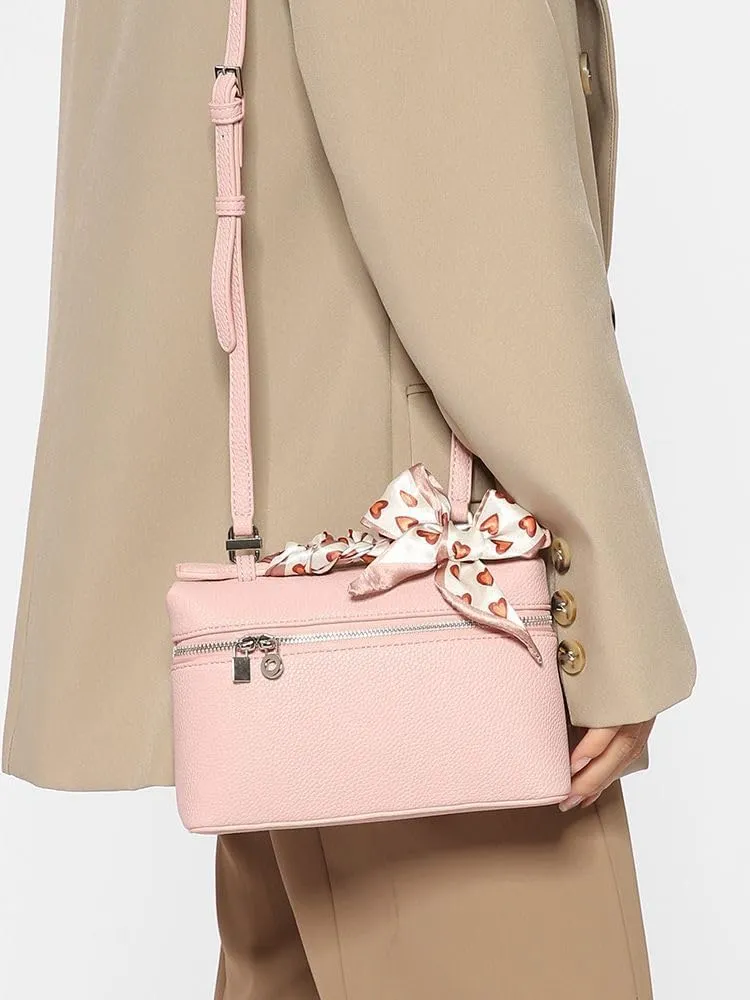 top-hand bags for women, exquisite and simple niche design, LP Pouch top-handle bag, hand-held mini square bag