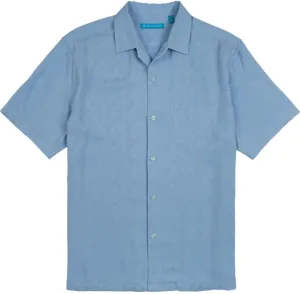 Tori Richard Men's Short Sleeve Breeze Block Silk Blend Shirt