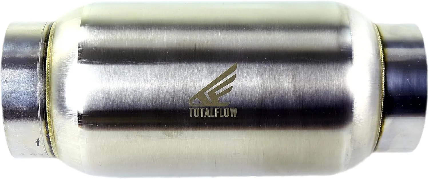 TOTALFLOW 9942B Universal Race Exhaust Muffler - 2 Inch Inner Diameter | 2 Inch Inner Diameter