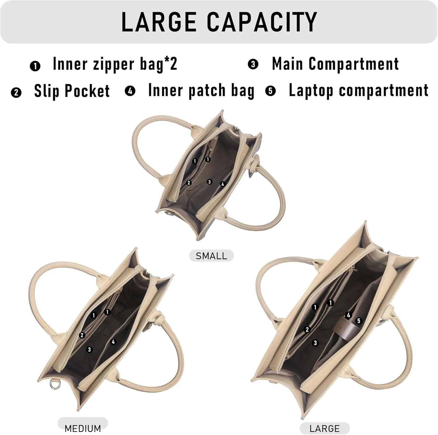 Tote Bag for Women, Top Handle Stachel Purse and Handbags with Shoulder Strap