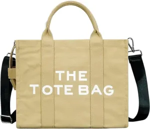 Tote Bag for Women with Zipper, Canvas Tote Bags, Crossbody Tote Bags for Work and Travel