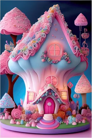 Trademark Fine Art Canvas Wall Art - Sasha 'Gnome Home' Wall Art for Living Room, Bedroom, or Office Décor