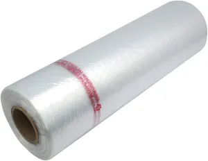 Tripact 11" x 14" HDPE Plastic Produce Bag Roll, Grocery Bag for Fruites Vegetable - 1 Roll (400pcs) 002