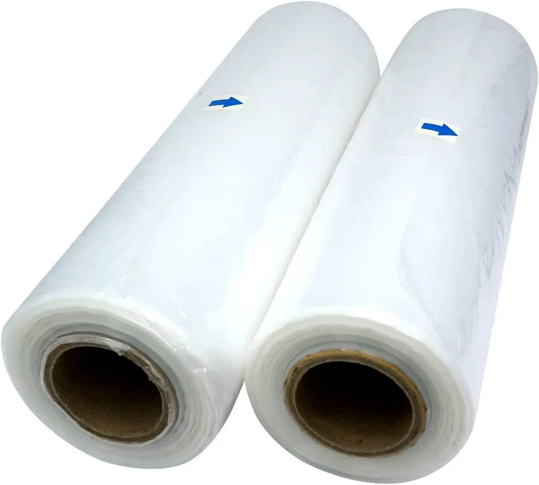 Tripact 11" x 19" LDPE RED Plastic Flat Open Poly Bag Roll 1.25 mil - 2 Roll (230pcs) 002
