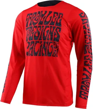 Troy Lee Designs 2023 GP Pro Air Jersey - Manic Monday (X-Large) (DEEP RED)