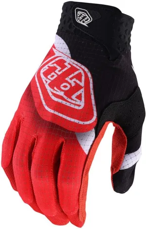 Troy Lee Designs X Oakley Vision Air Glove for Mountain Bike/BMX/Motorcycle/Dirtbike, Breathable, Silicon Grips Youth AIR Glove; Radian RED MD