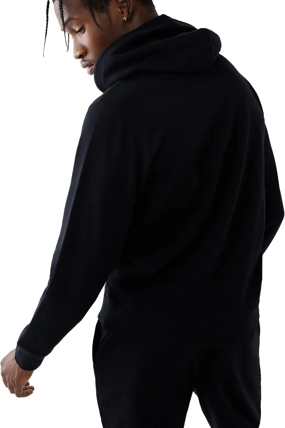 True Religion Men's Metallic Buddha Fleece Hoody