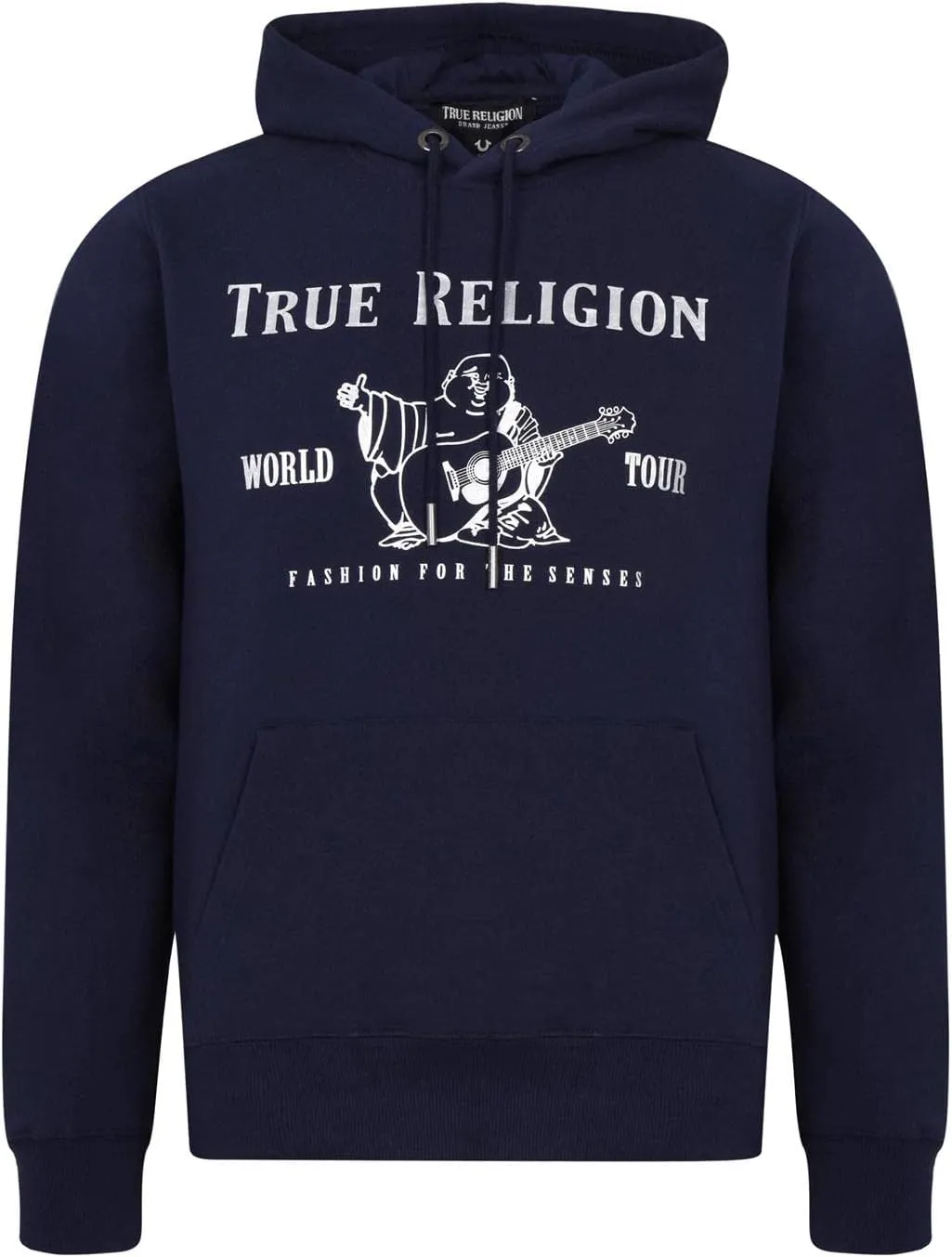 True Religion Men's Metallic Buddha Fleece Hoody