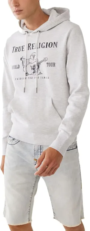 True Religion Men's Metallic Buddha Fleece Hoody