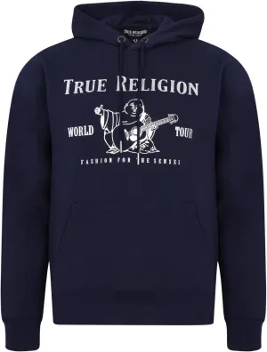 True Religion Men's Metallic Buddha Fleece Hoody