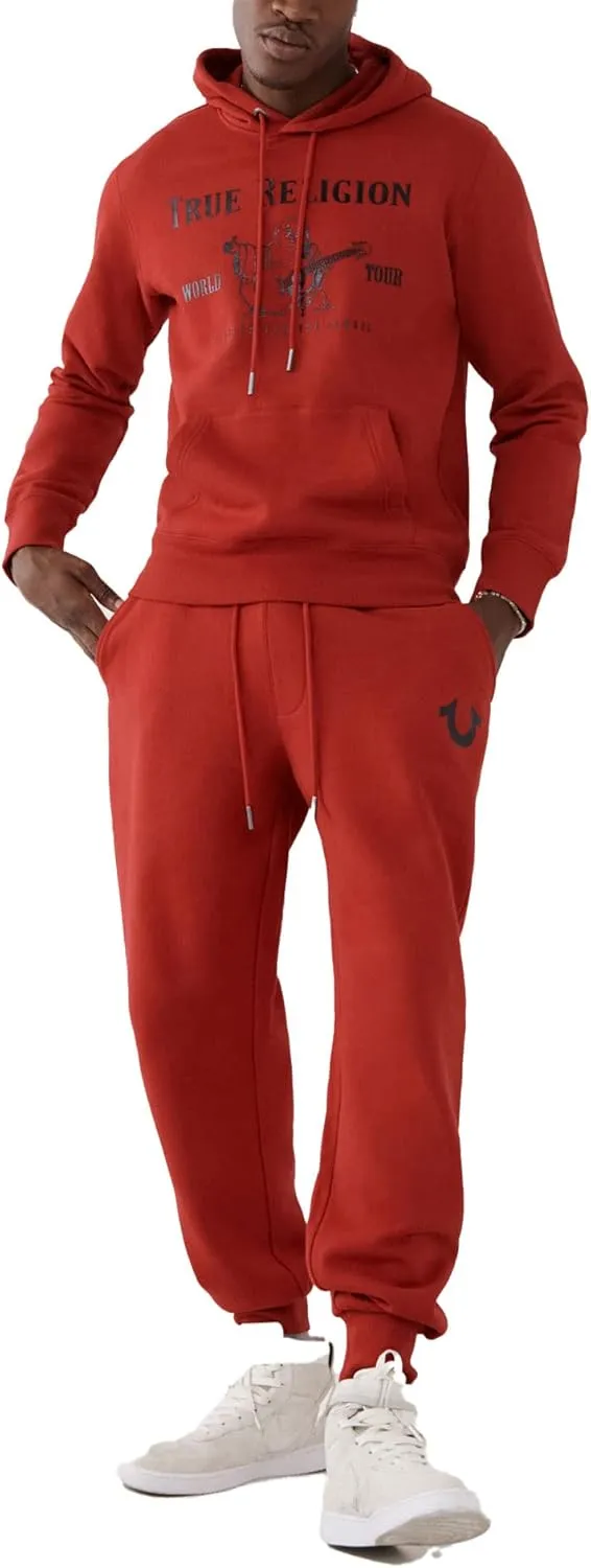 True Religion Men's Metallic Horseshoe Jogger