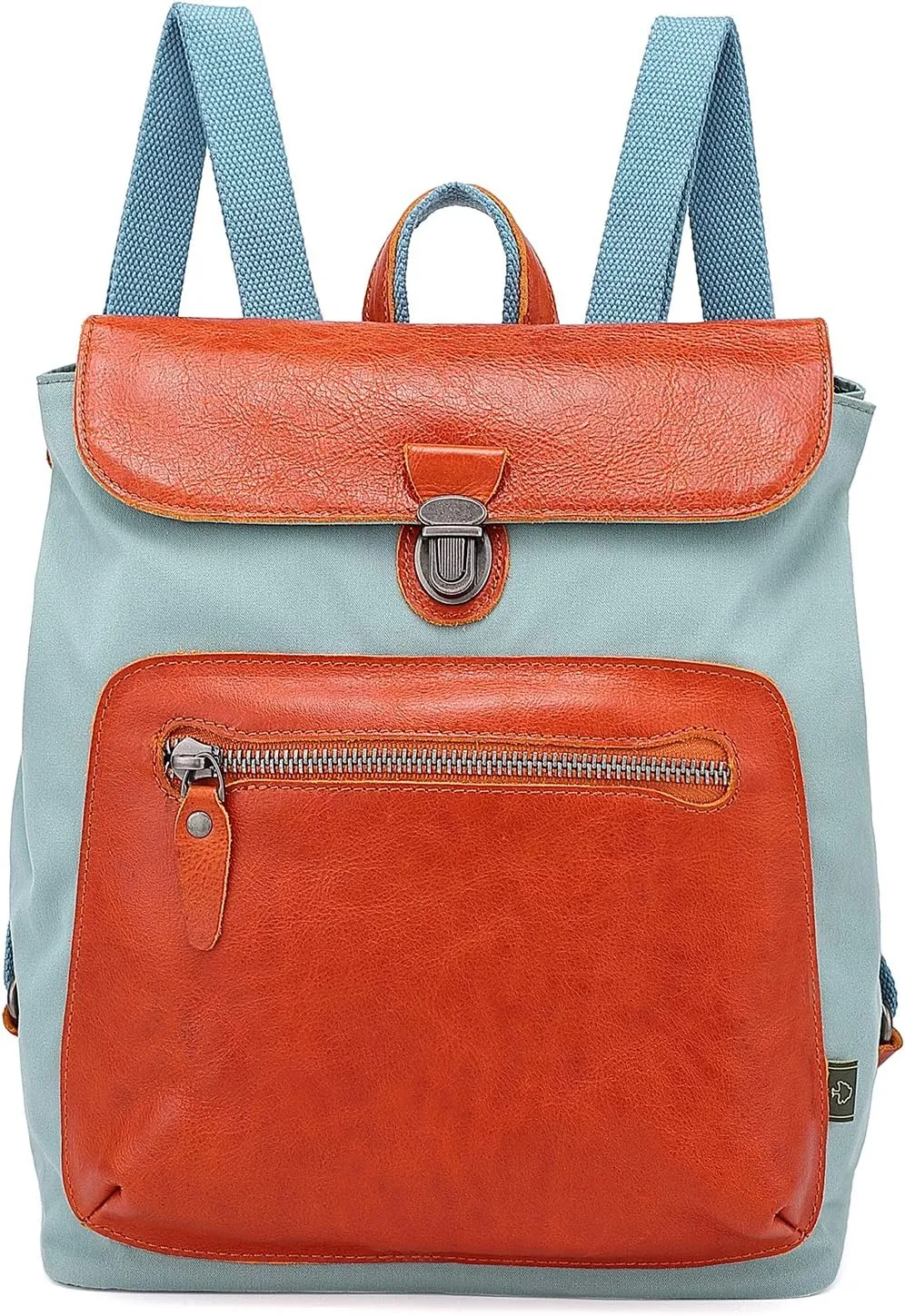 TSD Brand Valley Trail Coated Canvas Backpack