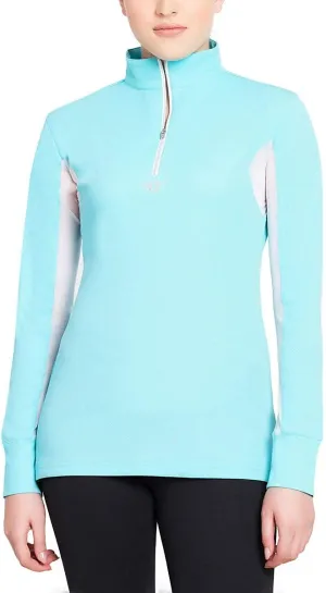 TuffRider Women's Ventilated Technical Long Sleeve Sport Shirt with Mesh