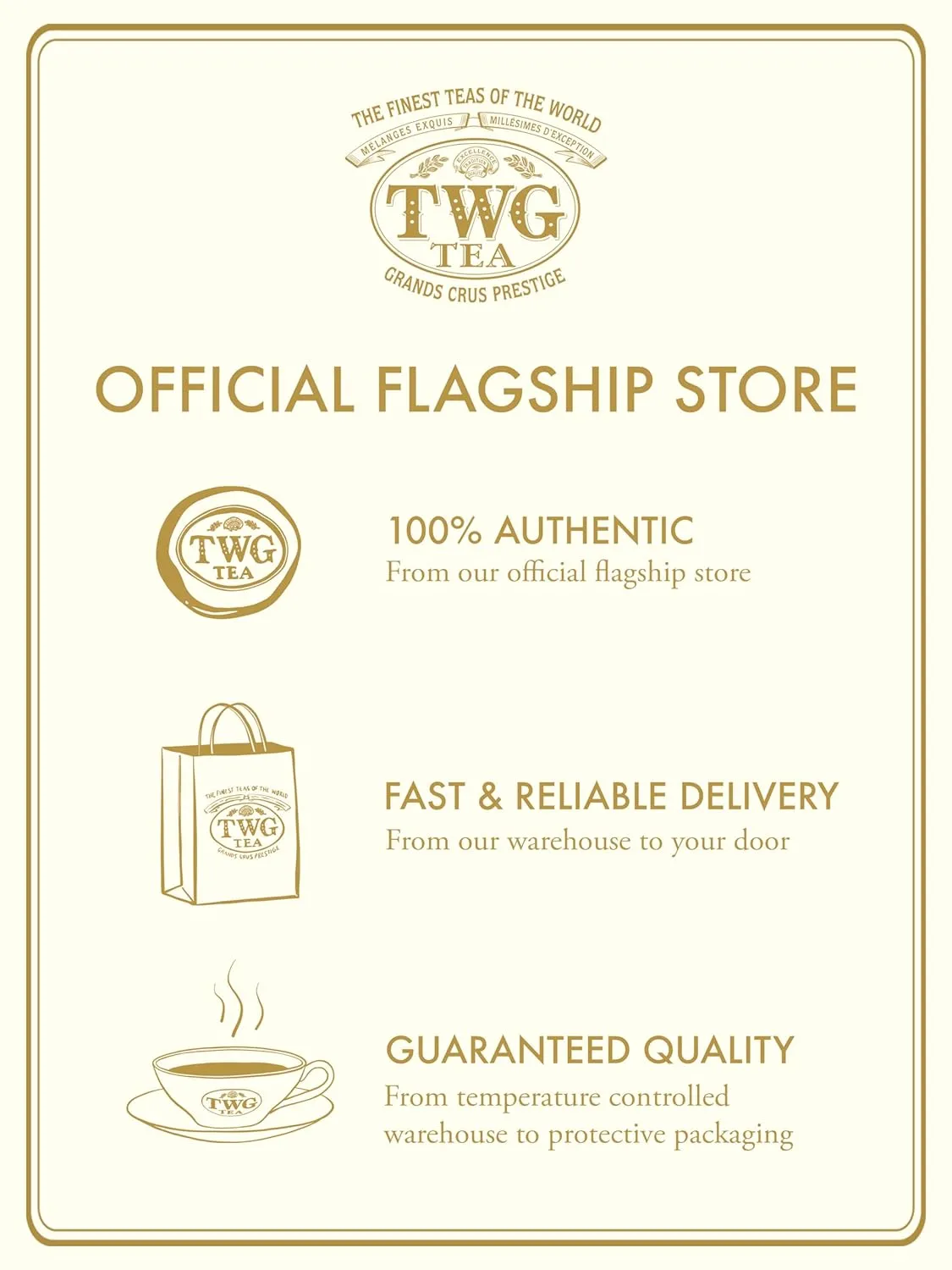 TWG Tea | Bain de Roses Tea | Black Tea | Rosebuds & Rose Petals | 15 Hand Sewn Cotton Tea Bags | Gift Set