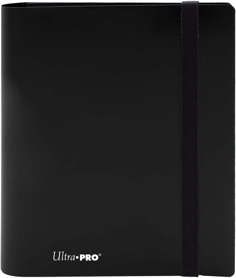 Ultra Pro E-15376 Eclipse 4 Pocket Pro Binder-Jet Black
