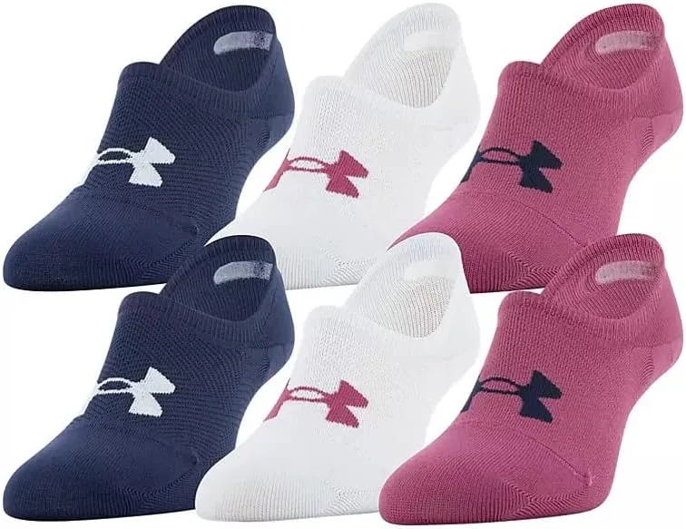 Under Armour Women's Breathe Lite Liner Socks 6 Pack