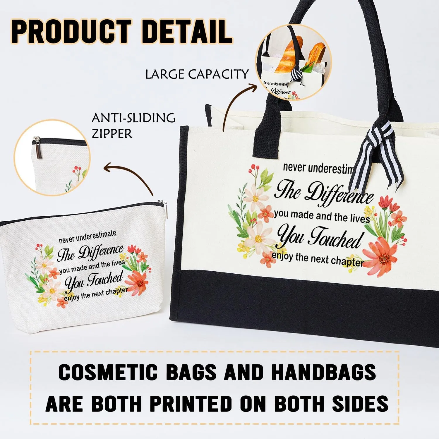 Undergo Retirement Tote Bag Gifts For Women, Coworker Leaving Gifts for Coworker Colleague Boss Leader Friends