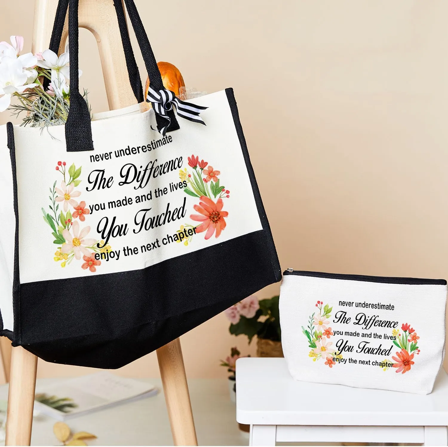 Undergo Retirement Tote Bag Gifts For Women, Coworker Leaving Gifts for Coworker Colleague Boss Leader Friends