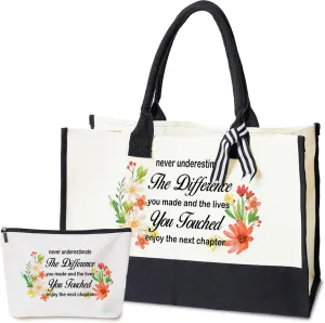 Undergo Retirement Tote Bag Gifts For Women, Coworker Leaving Gifts for Coworker Colleague Boss Leader Friends