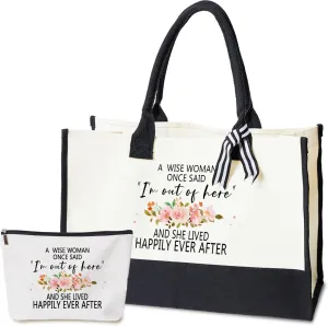 Undergo Retirement Tote Bag Gifts For Women, Coworker Leaving Gifts for Coworker Colleague Boss Leader Friends