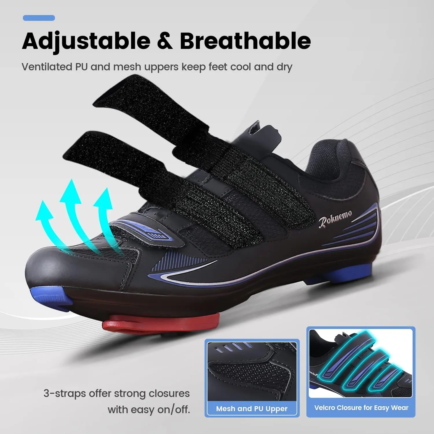 Unisex Cycling Shoes Size 14 Peloton Compatible - Mens Spin Shoes with Look Delta Cleats - Indoor Road Bikes SPD Clips