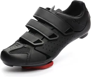 Unisex Cycling Shoes with Look Delta Cleats - Peloton Compatible Spin Shoes with SPD Clips - Indoor Shimano Road Bike for Men Women