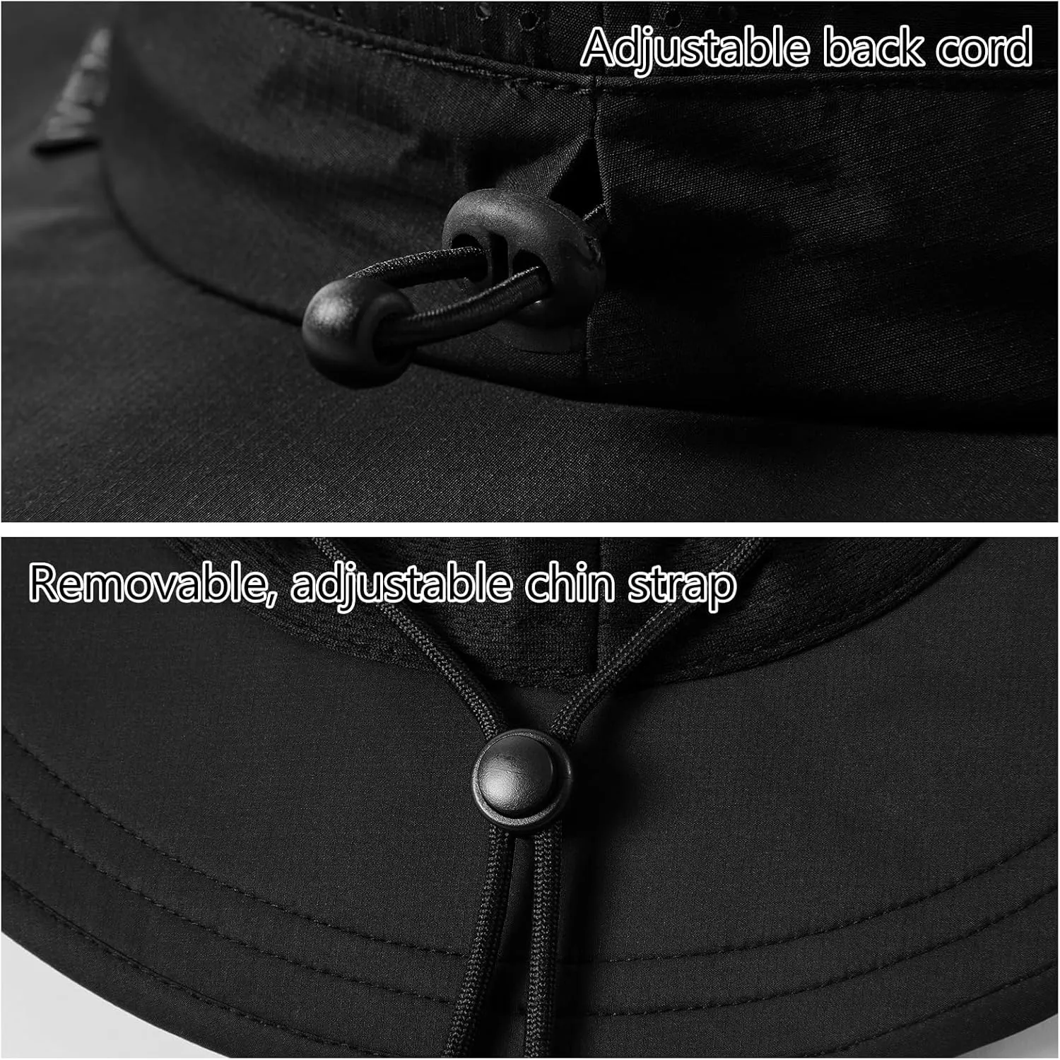 UPF 50  Bucket Sun Hat with Laser Perforated Mesh Cooling Adjustable Breathable Lightweight for Outdoor Men Women
