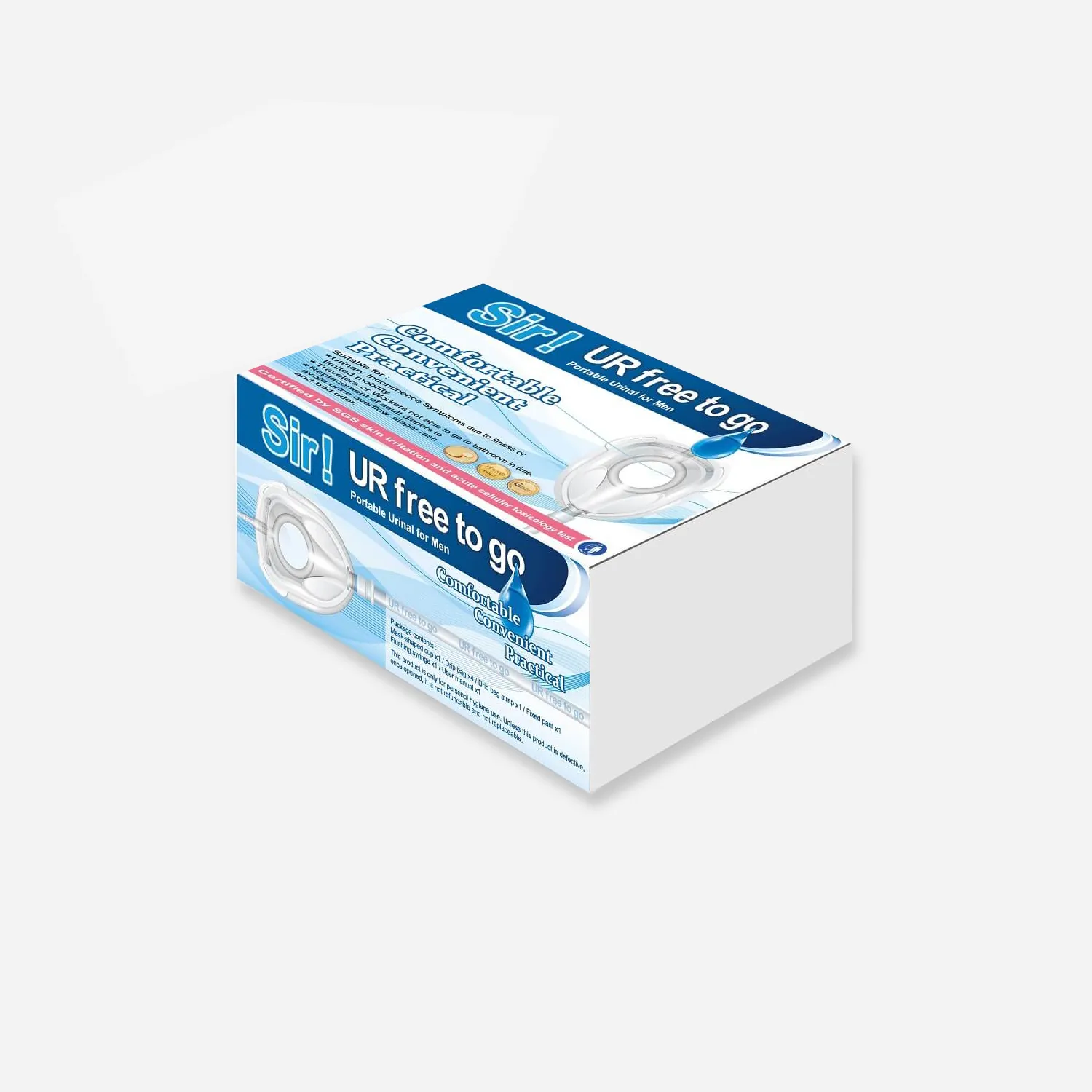 UR Free To Go® – Unique “portable urinal for men”