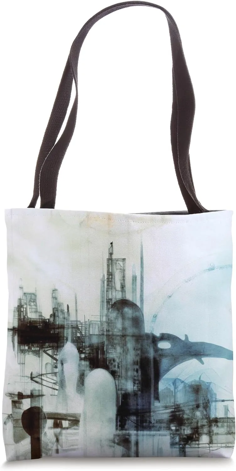 Urban Chronicles Art - Grunge & Abstract Fashion Tote Bag