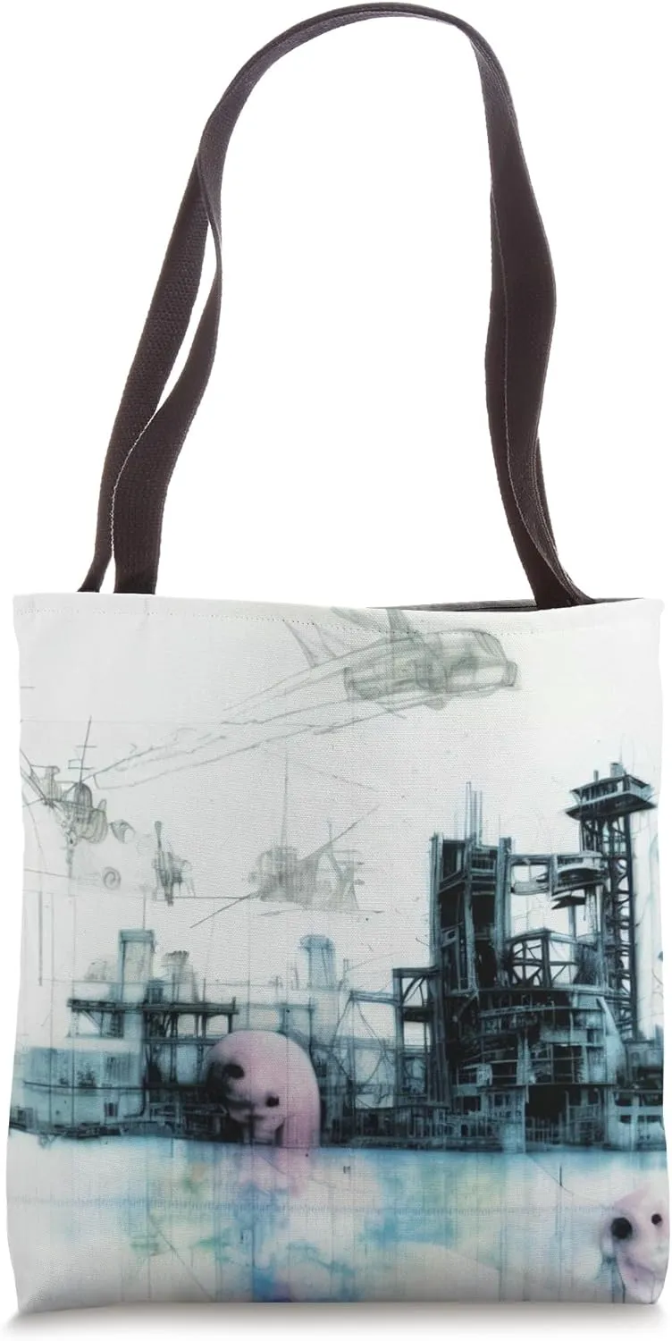 Urban Chronicles Art - Grunge & Abstract Fashion Tote Bag