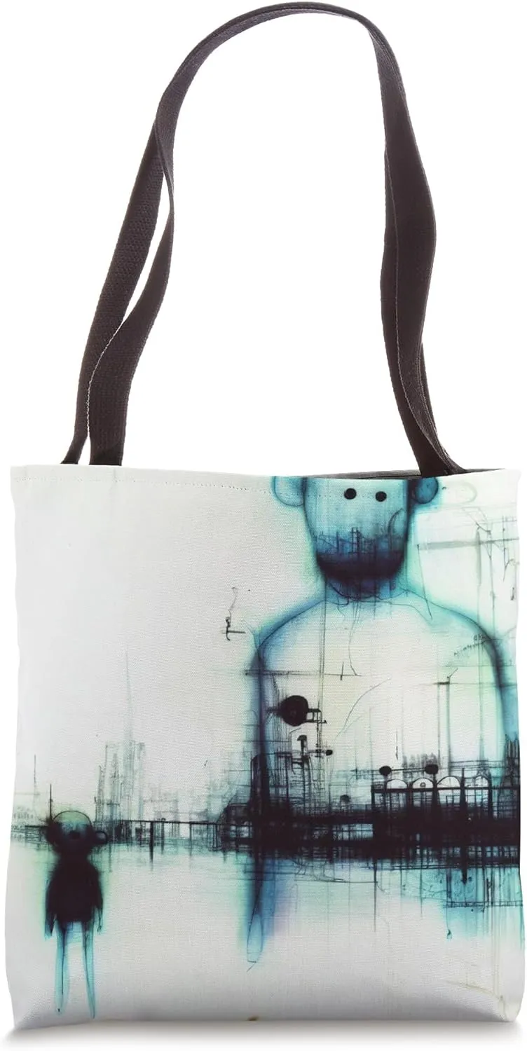 Urban Chronicles Art - Grunge & Abstract Fashion Tote Bag