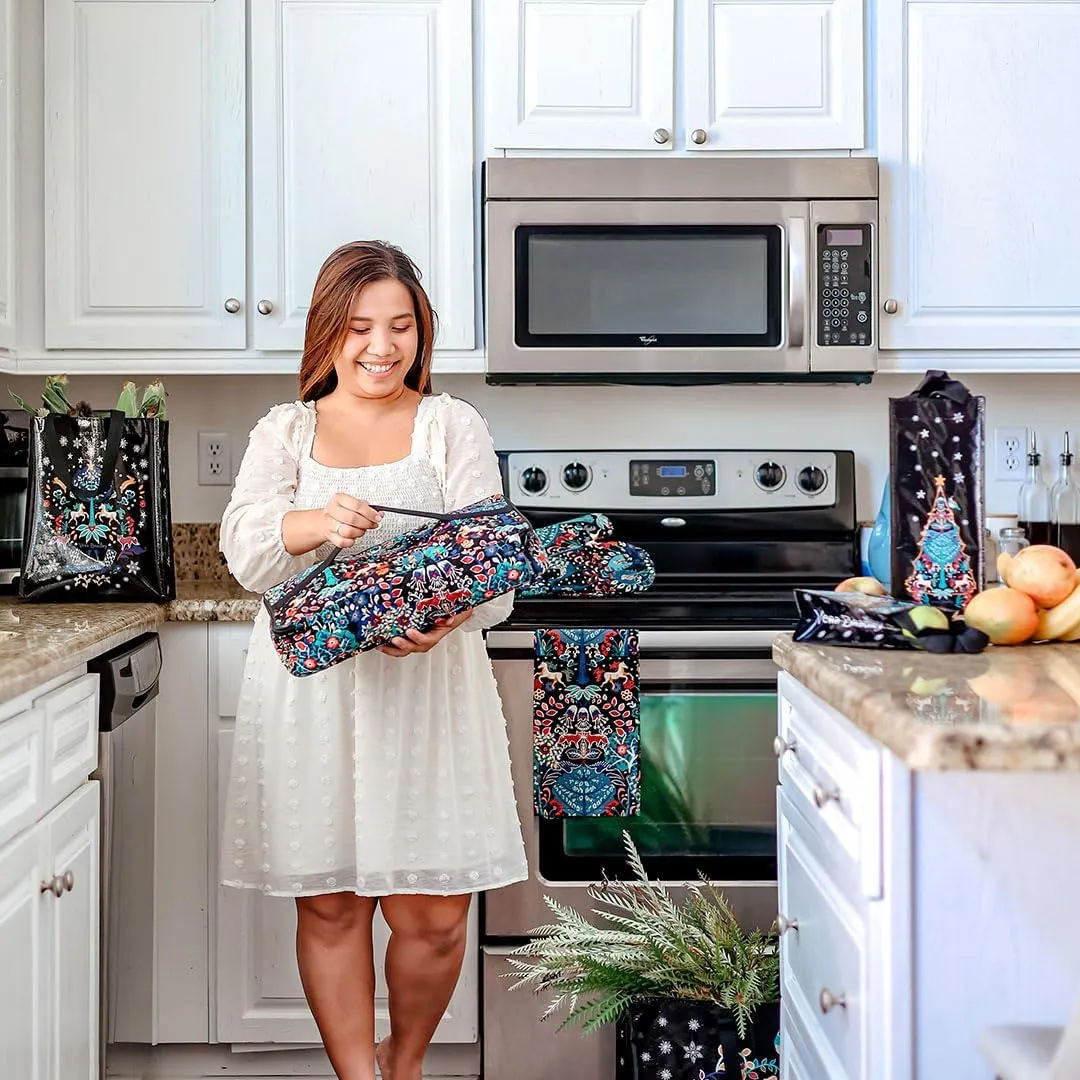 Vera Bradley Cotton Heat Resistant Casserole Carrier, Enchantment