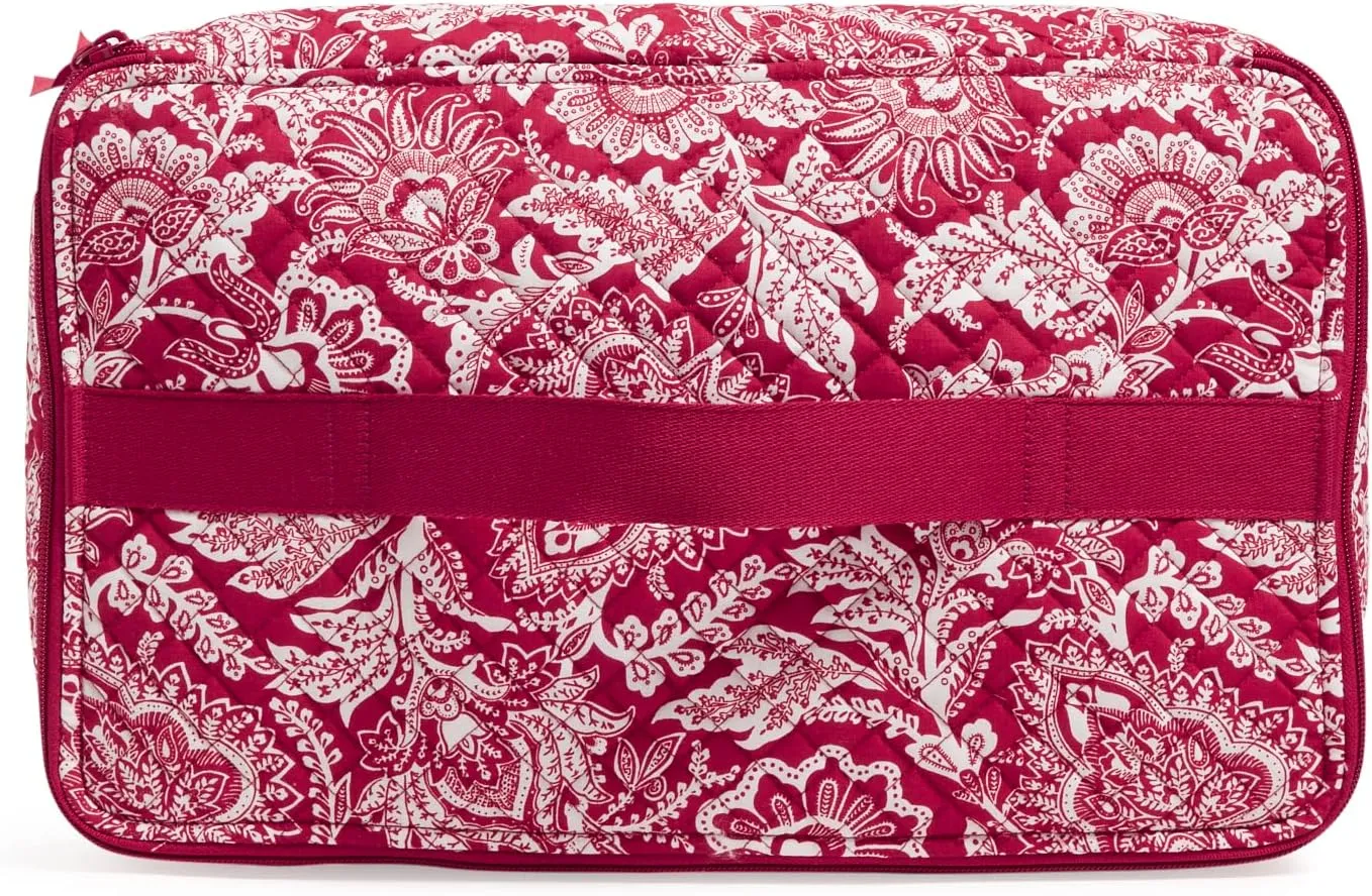 Vera Bradley Women's Cotton Heat Resistant Casserole Carrier, Java Red - Recycled Cotton, One Size