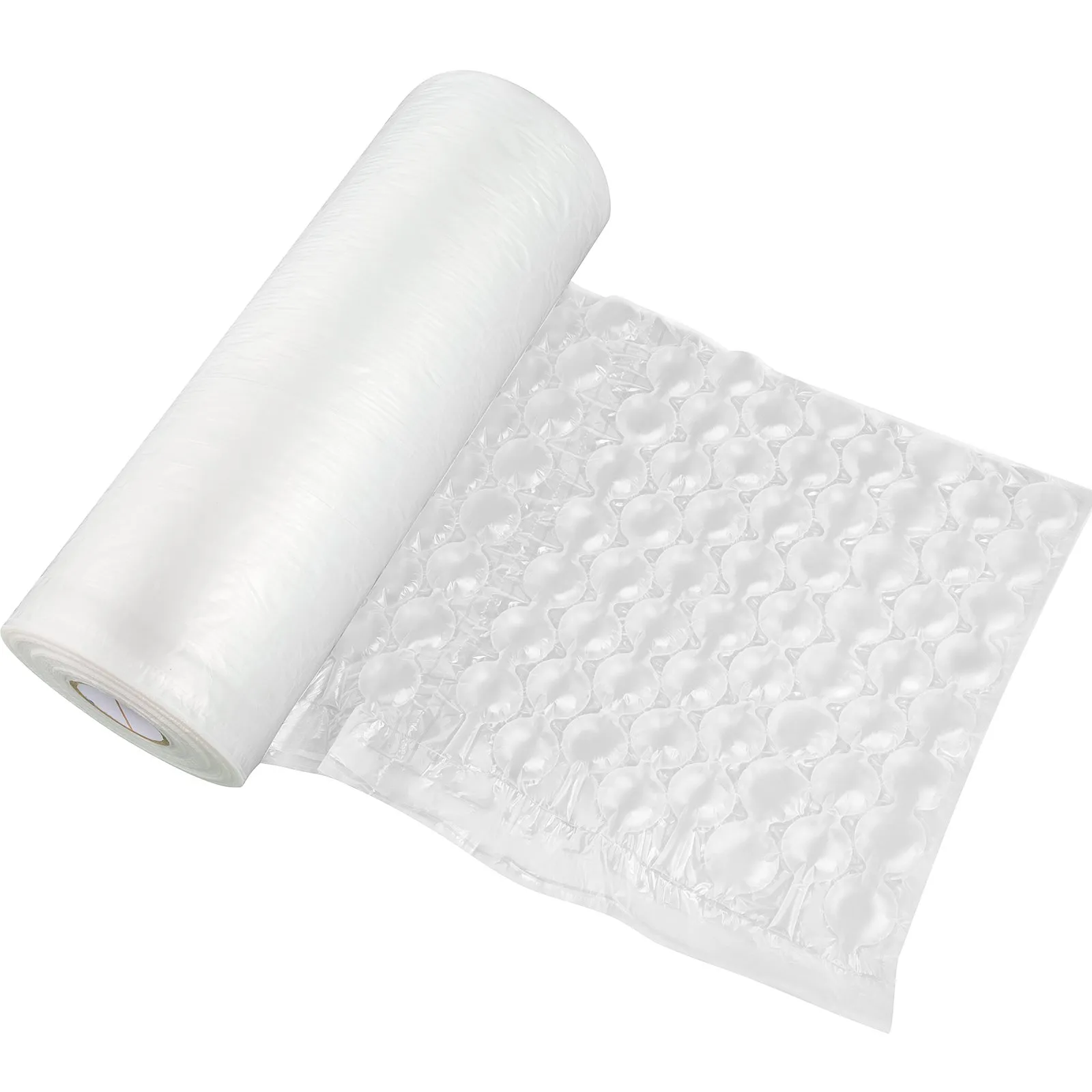 VEVOR Air Cushion Film, 984Ft Length Air Pillow Bubble Bags Film, 16 Inch Width Film, Roll Bubble Bags Film for Wrap Machine