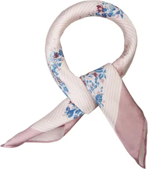 VIVIAN & VINCENT Pure Mulberry Silk Scarf for women Square Neck Scarfs 21" x 21" Lightweight Neckerchief Gift Packed