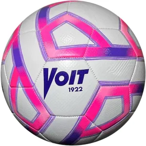 Voit Soccer Ball No. 5 Liga MX Apertura 2022, Durable Machine-Stitched Ball with Reinforced Pivot for Greater Air Retention, White and Pink