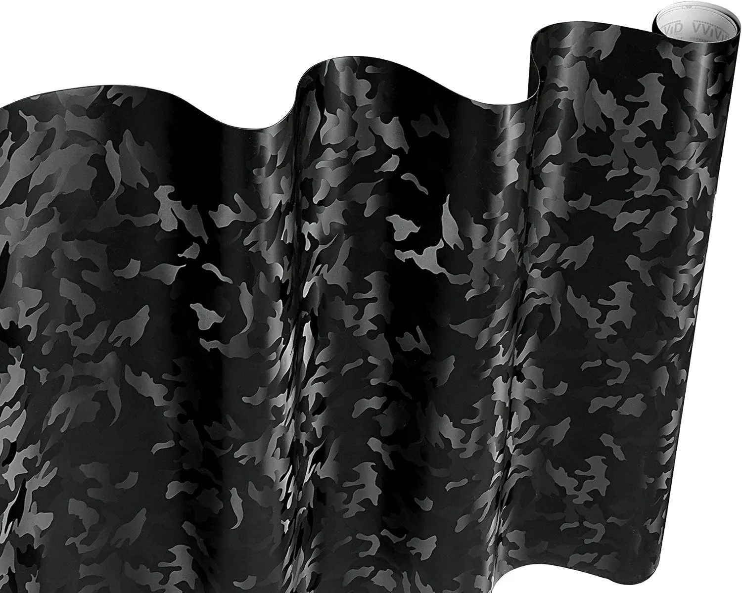 VViViD  Stealth Medium Pattern Camouflage Vinyl Wrap Roll (15ft x 5ft, Black)
