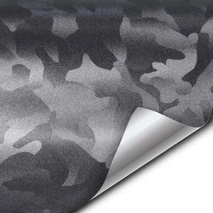 VViViD  Stealth Medium Pattern Camouflage Vinyl Wrap Roll (15ft x 5ft, Ghost Metal)